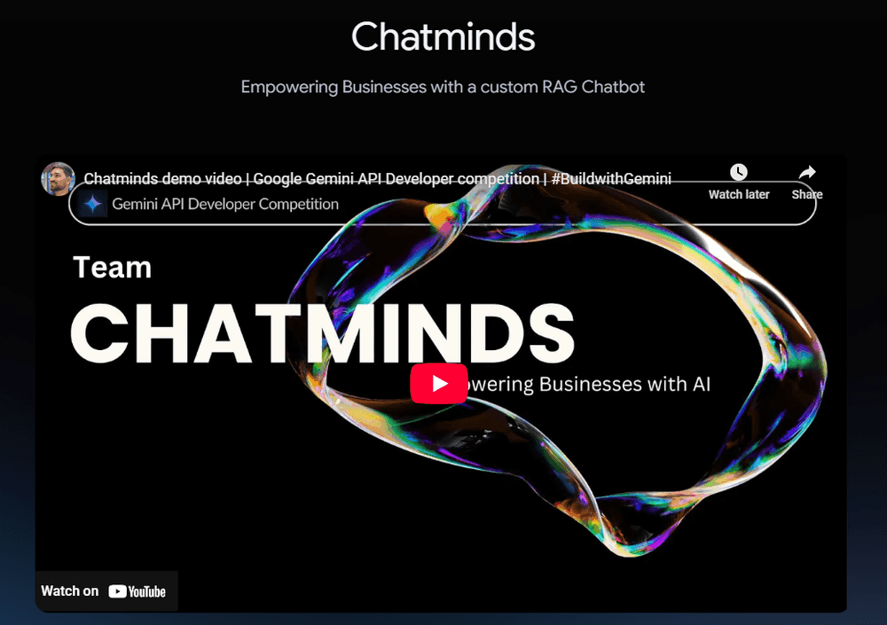 Chatminds — Agentic RAG Chatbot Preview