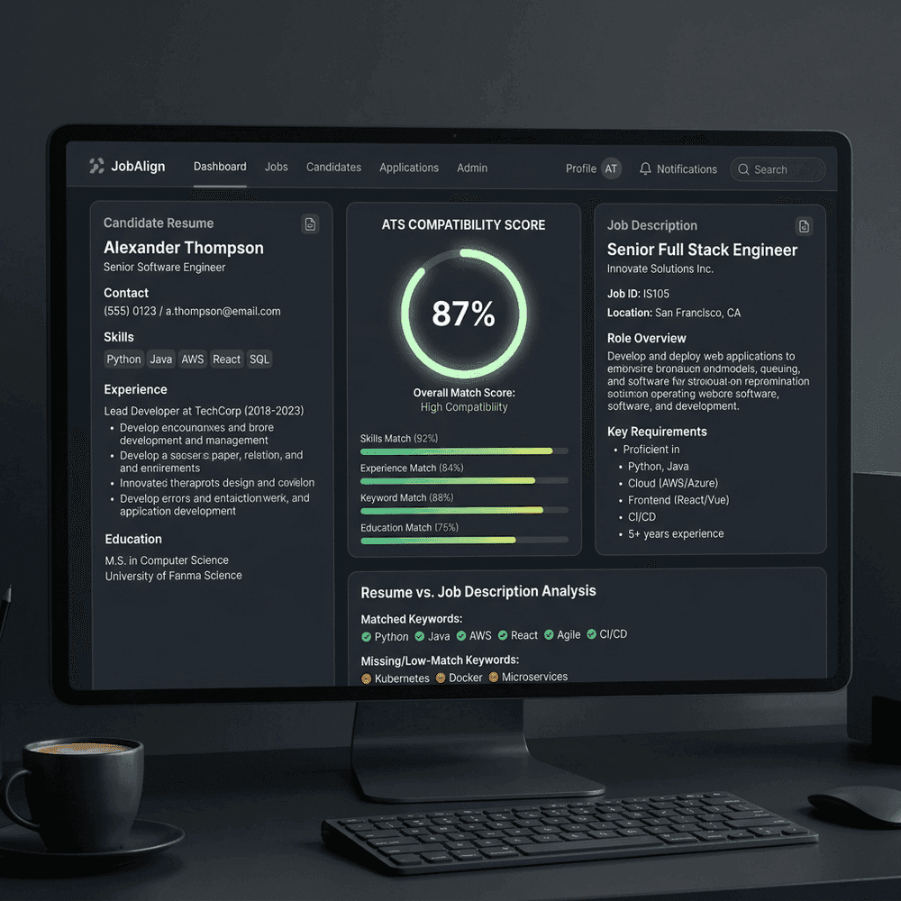 HireReady — ATS Resume & JD Matcher Preview