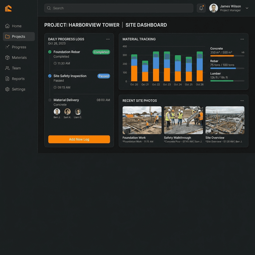 Nirman — Construction Data & Image Manager Preview