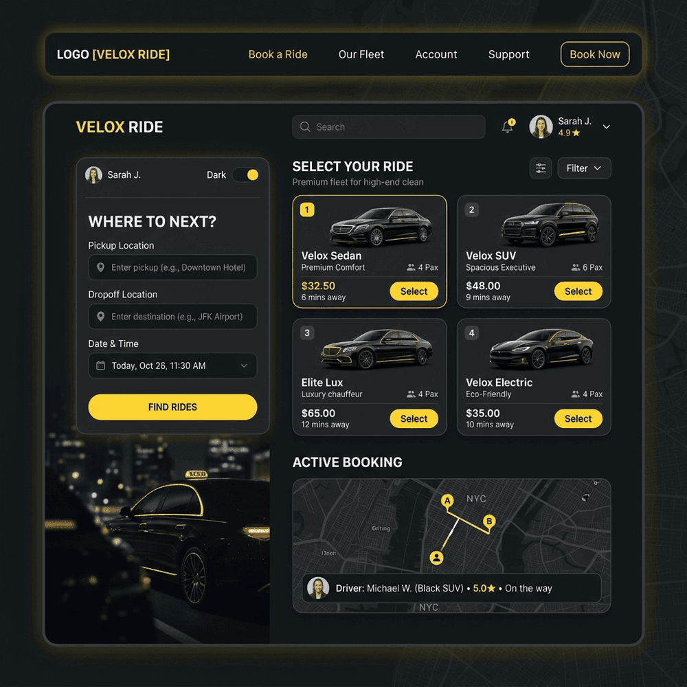 PrimeCabs — Local Cab Booking Portal Preview