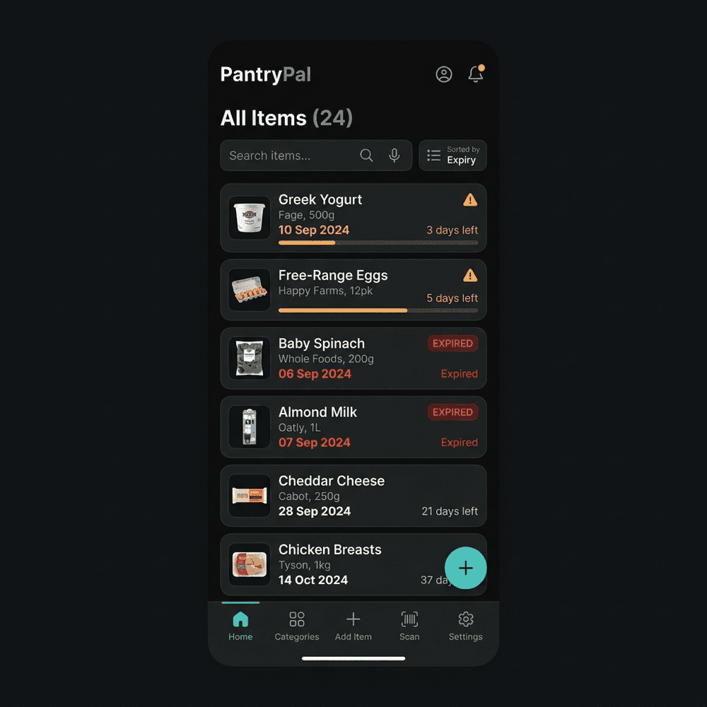 ShelfWatch — Home Expiry Tracker Preview